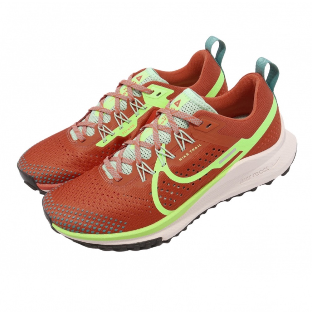 Nike Pegasus Trail 4 Mantra Orange Sneakers Ghost Green Woman New